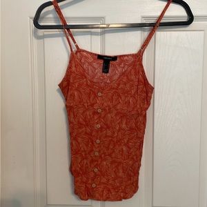 Tank top with adjustable straps, worn once size small